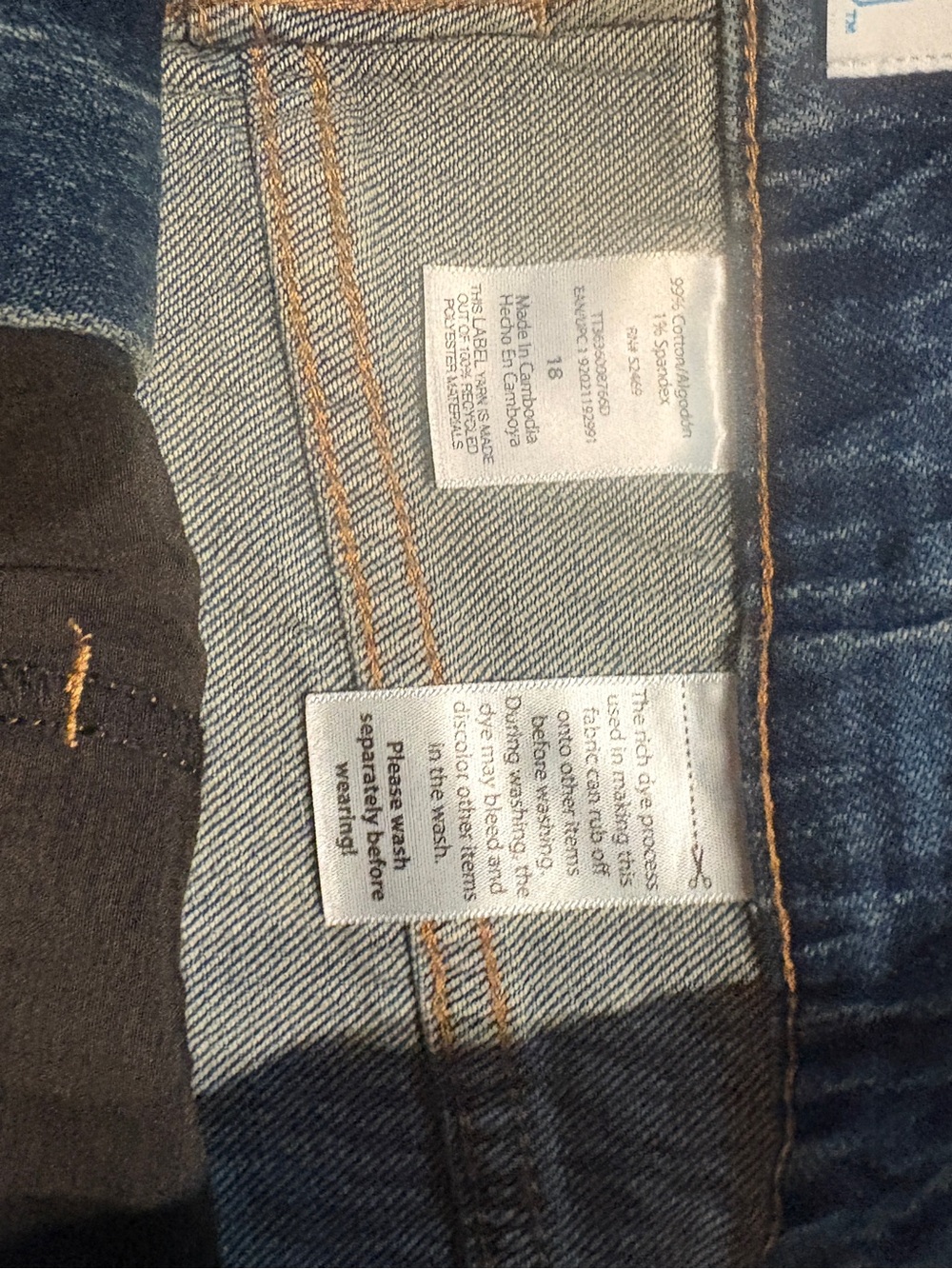 Woman’s plus size 18 barrel jean nwt - Picture 5 of 6